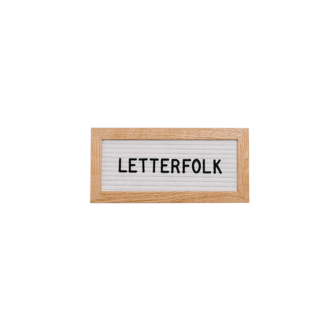 Letterfolk - The Mini Letter Board - White