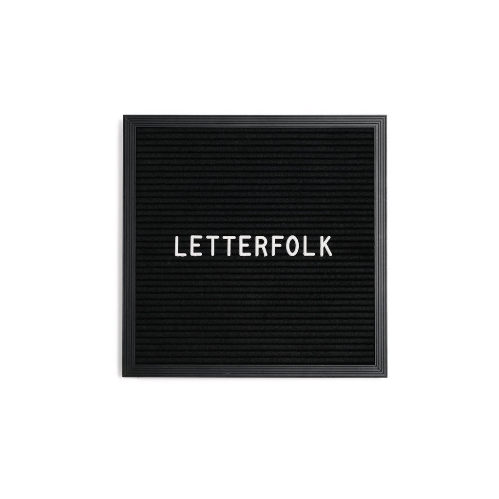 Letterfolk - The Poet Letter Board - Midnight