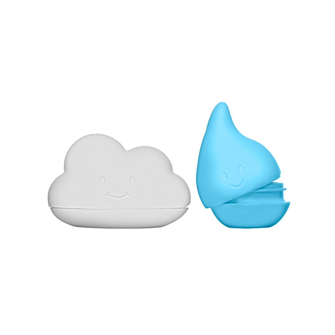 Cloud + Droplet Bath Toy Set