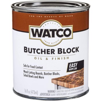 Rust-Oleum 241758 Watco Butcher Block Oil &amp; Finish  ~ Pint