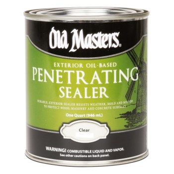 Old Masters 92601 Exterior Oil-Based Penetrating Sealer, Clear ~ Gallon