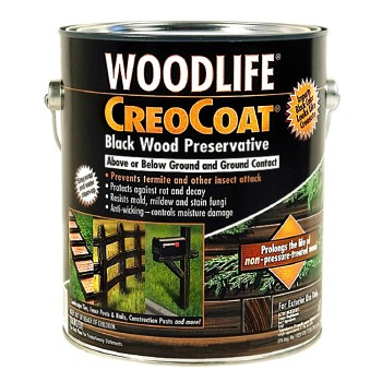 Rust-Oleum 14436 CreoCoat Wood Preservative, Black  ~ .88 Gallon