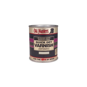 Old Masters 49904 Quick Dry Varnish, Satin ~ Quart