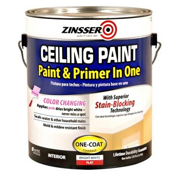 Rust-Oleum 260967 Zinsser Brand Stain Blocking Ceiling Paint ~ Gallon