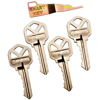 Kwikset 83335-001 Cut Keys for Kwikset Smart Key Locks ~ 4 Pk