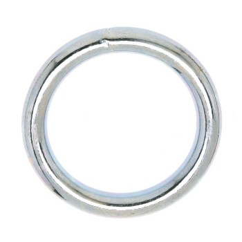 Campbell Chain T7661152 Welded Ring - Nickel Finish - 2"