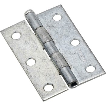 National 142034 Removable Pin Hinges, Zinc Plated  ~ 3"