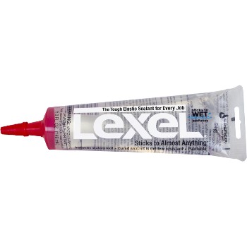 Sashco 13013 Lexel Caulk, Clear ~ 5 oz tube