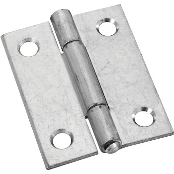 National 146159 Non-removable Pin Hinges,  Zinc Plated ~ 2"