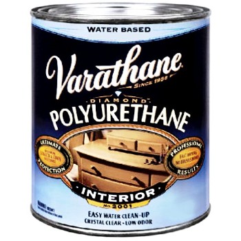 Rust-Oleum 200161 Varathane Interior Waterborne Wood Finish Polyurethane, Semi-Gloss 1/2 Pint