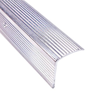 M-D Bldg Prods 78022 Stair Edging, Fluted w/Silver Finish ~ 1 1/8" x 36"