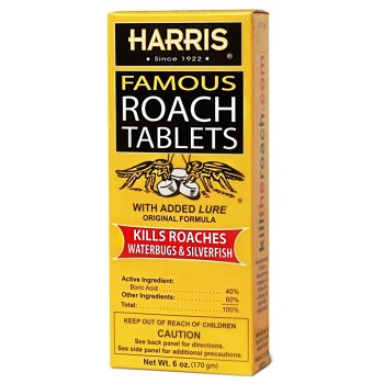 Harris  HRT-6 Famous Roach Tablets ~ 6 oz