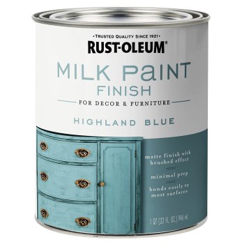 Rust-Oleum 331050 Milk Paint Finish,  Highland Blue  ~  Quart