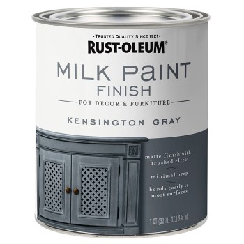 Rust-Oleum 331053 Milk Paint Finish,  Kensington Gray   ~  Quart
