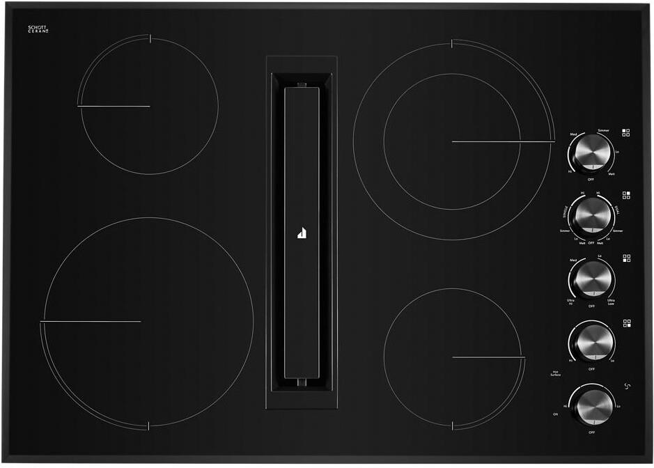 JennAir Black Floating Glass 30 Electric Drop-In Cooktop JED3430GB
