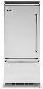Viking 5 4 Piece Kitchen Appliances Package with Bottom Freezer Refrigerator, Gas Range and Dishwasher in Stainless Steel VIRERADWRH2051