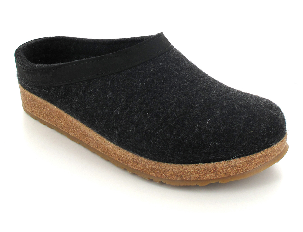 HAFLINGER&#168; Clogs / Grizzly Torben Charcoal