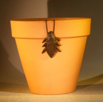 Cast Iron Hanging Garden Pot Decoration - Cricket<br>2.0 Wide x 2.75 High