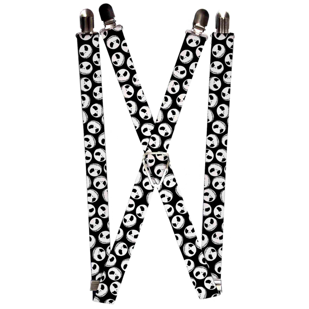 Suspenders - 1.0" - NBC Jack Expressions Scattered Black White