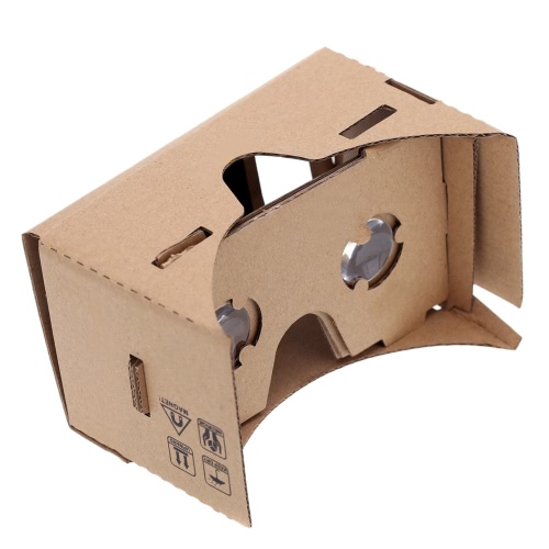 DIY Google Cardboard Virtual reality VR Mobile Phone 3D Glasses for 4.5" Screen