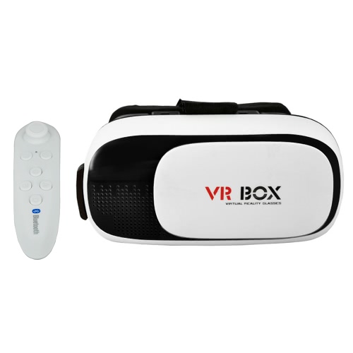Private Virtual Reality Glasses Headset DIY 3D Movie Game with Head-Mount Headband