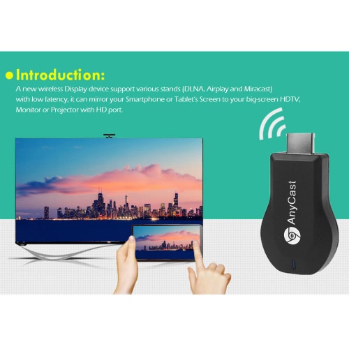 AnyCast M2 Plus Wireless WiFi Display Dongle Receiver TV Stick DLNA Airplay Miracast