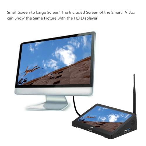 PiPO X9S Smart TV Box Windows 10 + Android 5.1 Cherry Trail Z8350 4GB / 64GB Mini PC Bluetooth 4.0 WiFi Internet Intelligent Smart Player US Plug