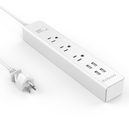 dodocool Smart 3 AC Outlet Surge Protector Power Strip