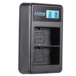 Andoer LP-E6 Rechargeable LED Display Li-ion Battery