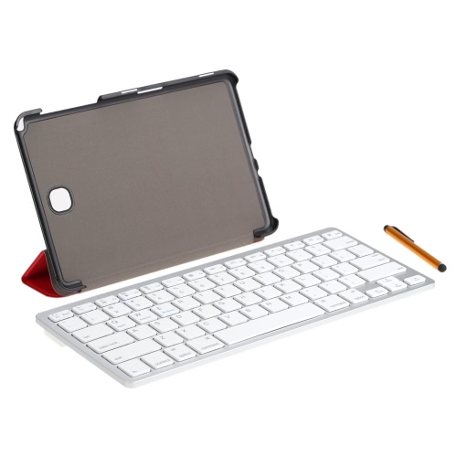 Wireless Bluetooth Keyboard+ PU Leather Case Cover Stand Holder +Stylus Pen +OTG Cable Protective Film