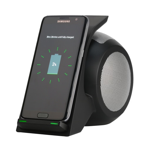 WN1 Qi Wireless Charger Power Station + Bluetooth NFC Stereo Speaker