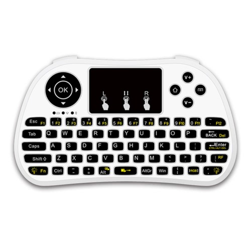 P9 2.4G RF Wireless Keyboard Flash Blacklit Keyboard
