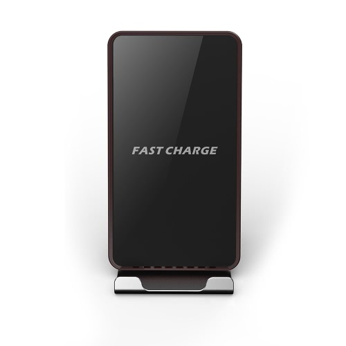 Qi Wireless Fast Charger Charging Stand Holder Pad Base Quick Charge Built-in Dual Coils for Samsung Galaxy S8/S8+/S7/S7 edge/S6 edge+/Note 5 and Other Qi-enabled Smartphones
