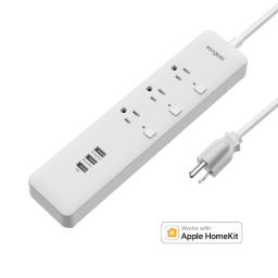 Koogeek Smart Outlet Surge Protector Wi-Fi Enabled Individually Controlled 3-outlet Power Strip