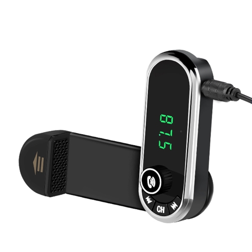 Multi BT  Car Kit Phone Holder Handfree Calling FM Transmitter with USB Charger