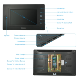 KKmoon  7 inch Wired Video Doorbell