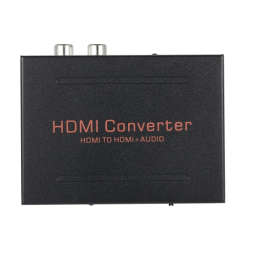 HD to HD and Optical Spdif + RCA L/R Audio Converter HD Audio Extractor Splitter(HD In HD + Digital / Analog Audio Out)