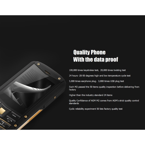 AGM M2 IP68 2G GSM Feature Unlocked Phone