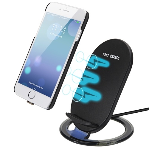 N900 2-Coils Fast Wireless Charging Stand Wired Charger