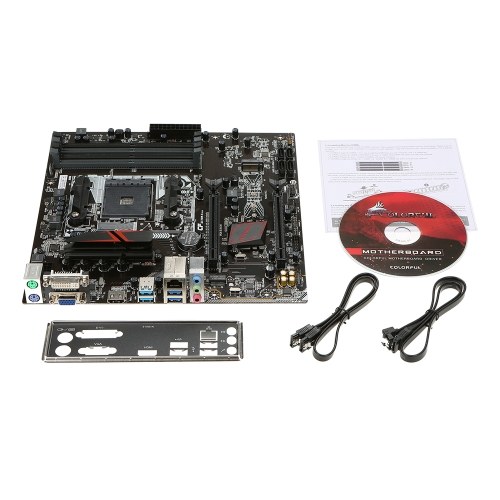 Colorful Battle Axe C.X370M-G Deluxe V14 Computer Gaming Motherboard Desktop Mainboard Systemboard