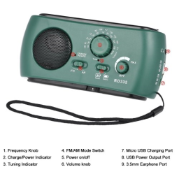 RD332 FM AM Dual-band Radio
