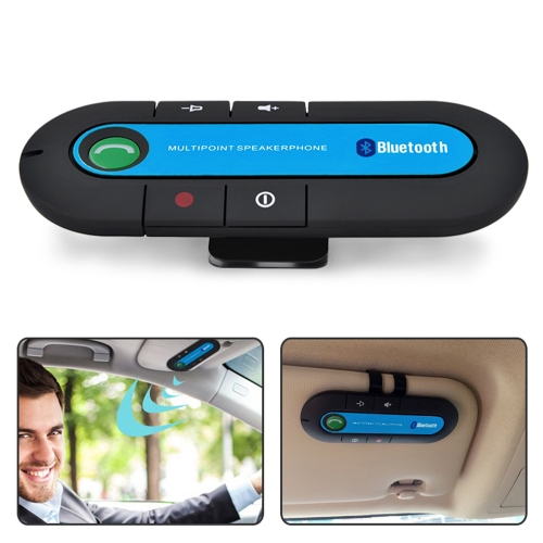 Car Kit Hands Free Multipoint Call Speakerphone Speaker V4.1 EDR Sun Visor BT Car Kit Handsfree