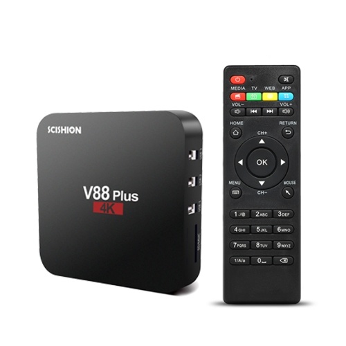 SCISHION V88 Plus Android 8.1 TV Box HD Media Player 2GB / 16GB