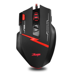Zelotes C-8 Mouse Gaming Mouse Wired Optical Portable Mouse 2500 DPI Adjustable 8 Buttons Backlight Mice