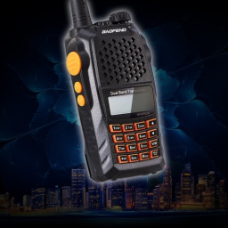 BAOFENG Pofung UV-6 Puls Walkie Talkie Two-way Radio 136-174/400-520MHz VHF/UHF Dual Band Handheld Radio Transceiver