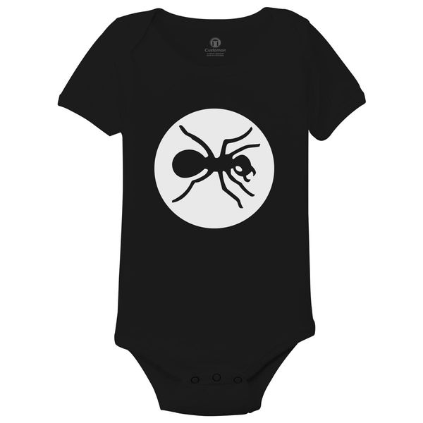 The Prodigy Ant Logo Baby Onesies Black / 6M