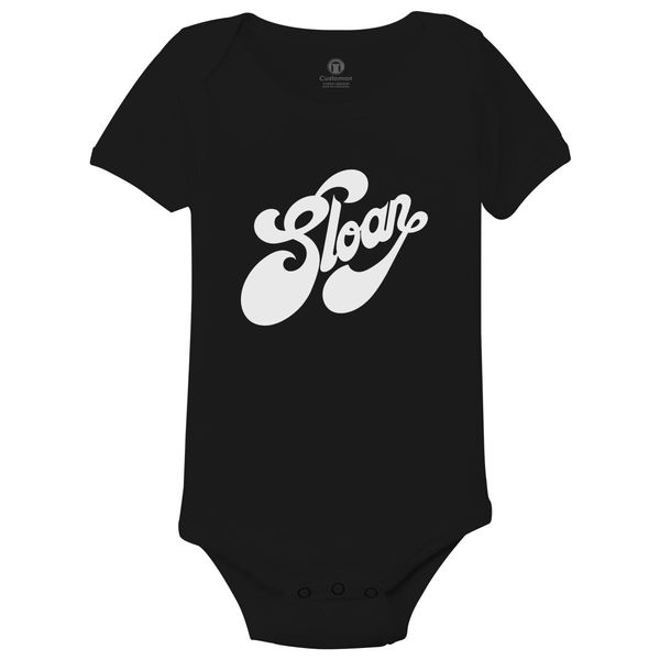 Sloan Band Logo Baby Onesies Black / 6M