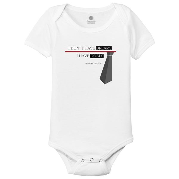 Suits Harvey Specter Baby Onesies White / 6M