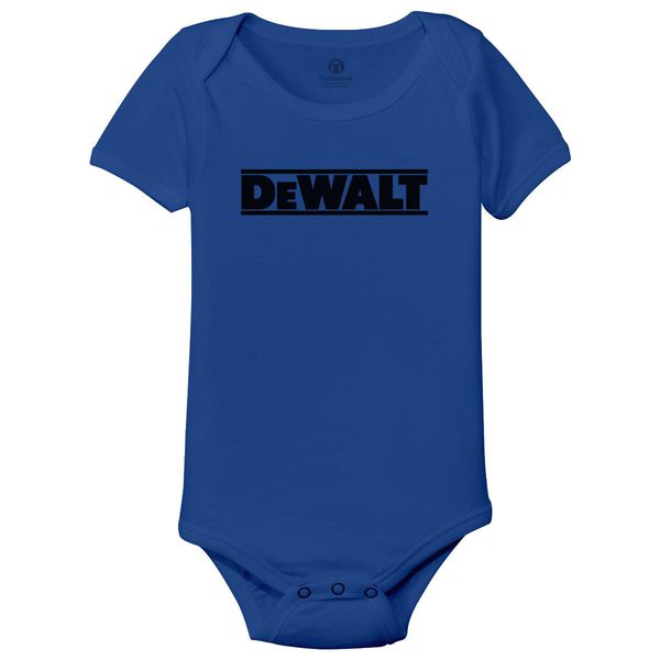 Dewalt Logo Baby Onesies Blue / 6M