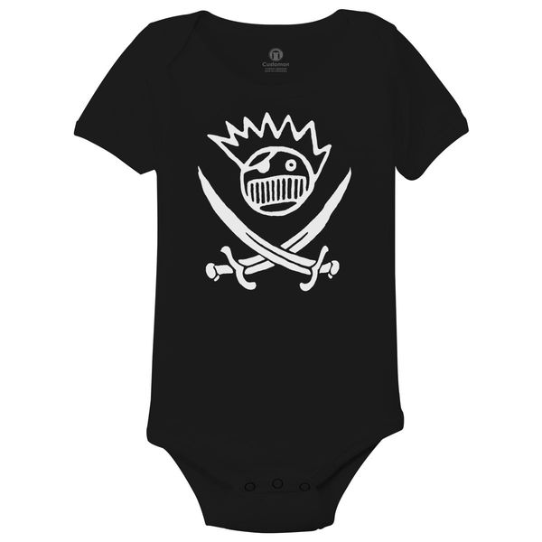 Pirates Of The Ween Baby Onesies Black / 6M